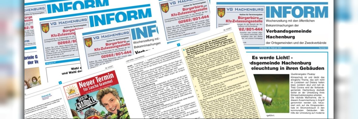 Bild verschiedener Inform Ausgaben