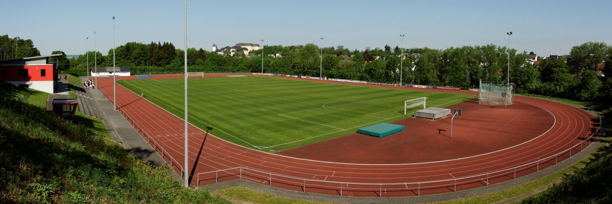 Foto des Burbach Stadions