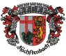 Das Wappen zeigt in gespaltenem Schild vorn in Silber einen grünen, rot bezungten Drachen, durchbohrt von einem roten, spitz zulaufenden Kreuz; hinten in Rot einen herschauenden blau bewehrten goldenen Löwen. Die vordere Hälfte des Wappenbildes zeigt die Symbole des Schutzpatrons von Höchstenbach, des heiligen Georg; die hintere Hälfte das Wappen-Tier des für die Ortsgeschichte entscheidenden Landesherren, des Grafen von Sayn. 