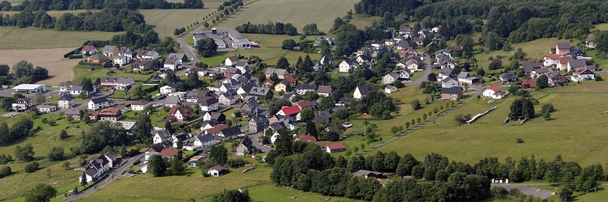 Luftbild der Ortsgemeinde Lochum