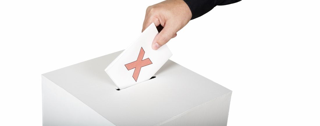 Bild einer Wahlurne
