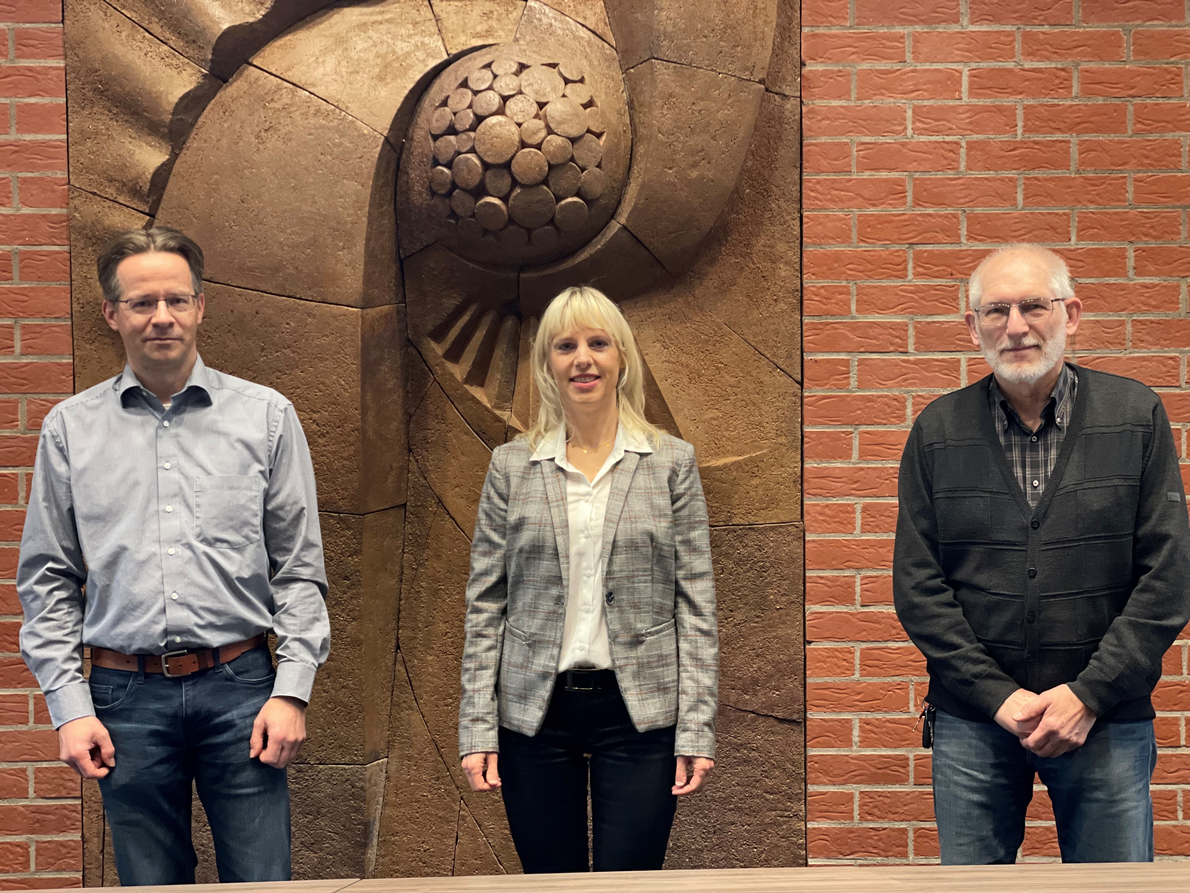 von links: Marco Dörner, 1. Beigeordneter VG Hachenburg, Alexandra Jud, Pflegestützpunkt Hachenburg, Helmut Kempf, Beigeordneter VG Hachenburg. 