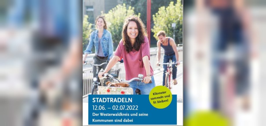 Bild einer Frau die Fahrrad fährt