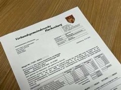 Gebührenbescheid der VGW Hachenburg