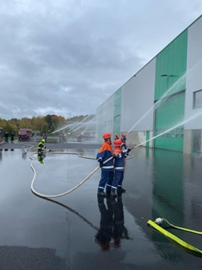 Großübung der Jugendfeuerwehren