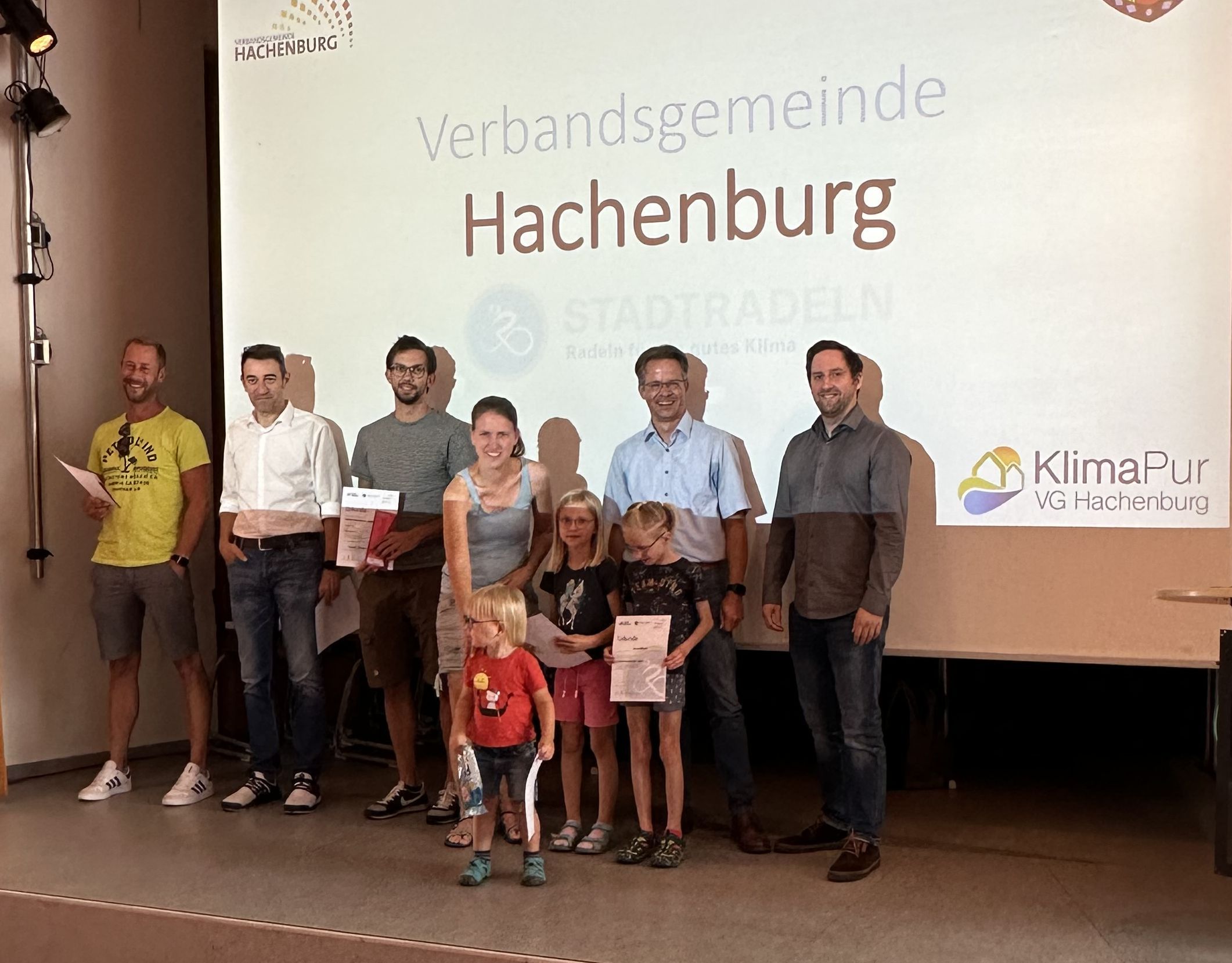 Gruppenfoto Teilnehmer Stadtradeln 2023