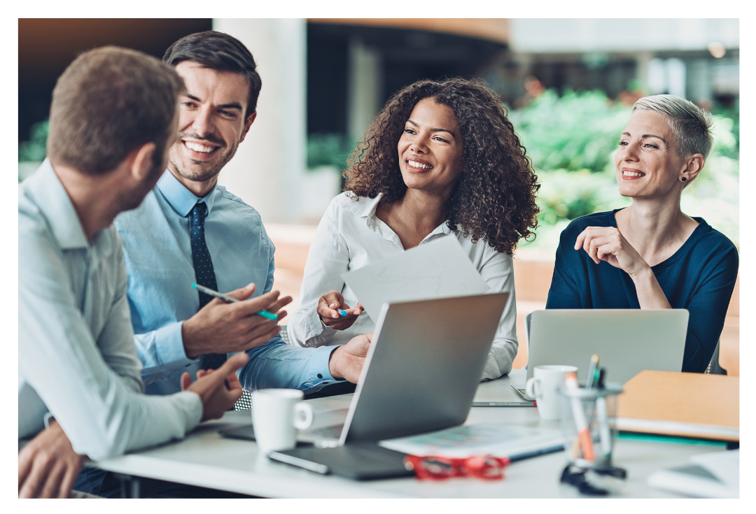 Foto eines Gruppenmeetings