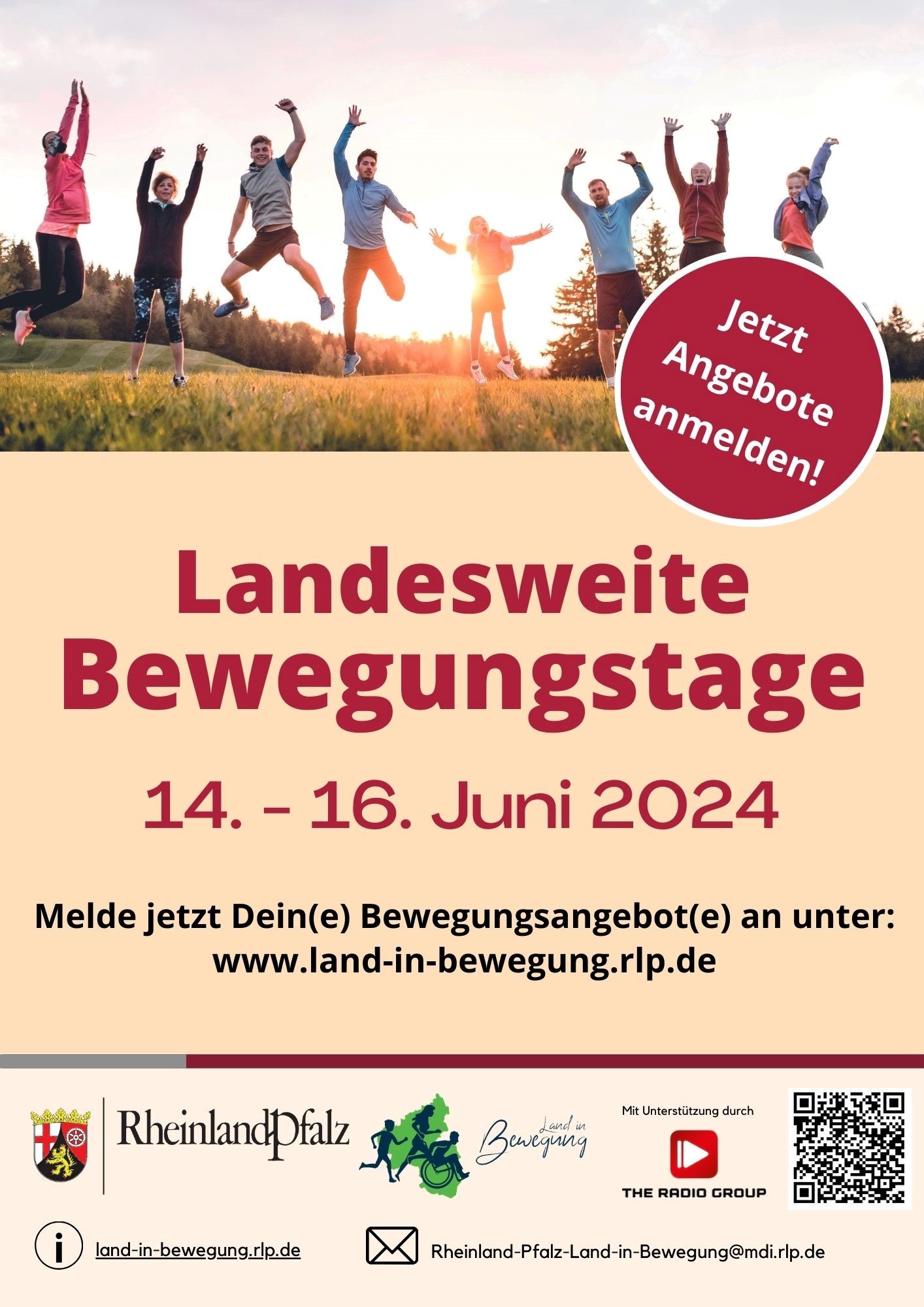 Flyer Landesweite Bewegungstage