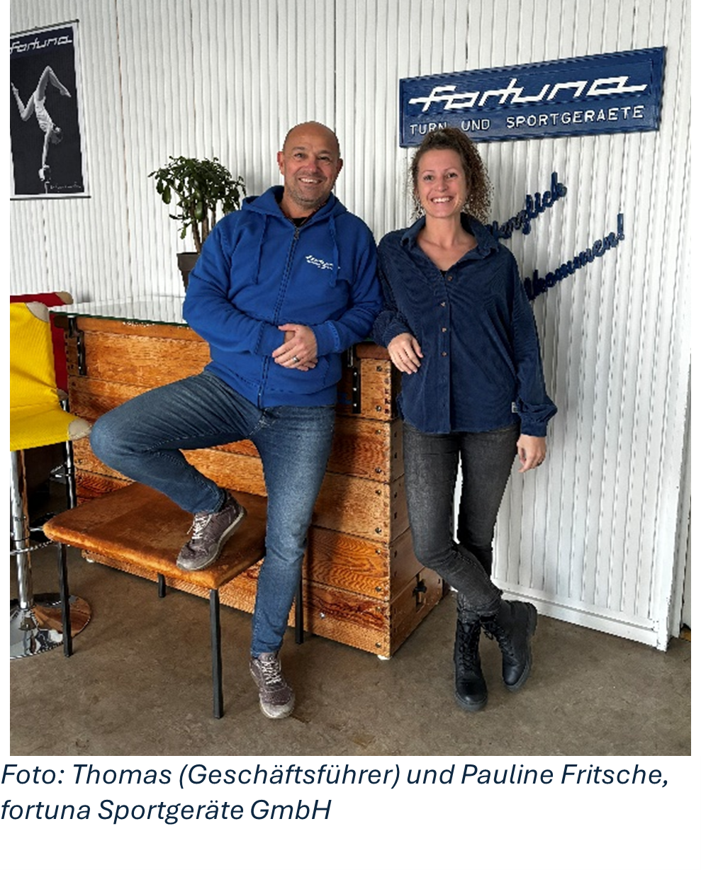 Bild von Thomas und Pauline Fritsche, fortuna Sportgeräte GmbH