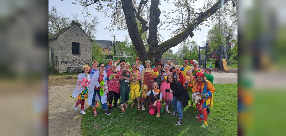 Gruppenbild der Westerwälder Clowndoktoren