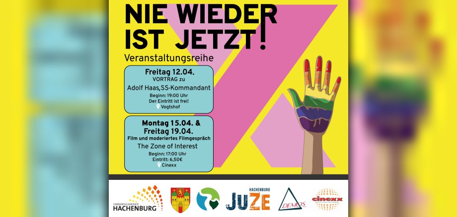 Plakat zu Nie wieder ist jetzt