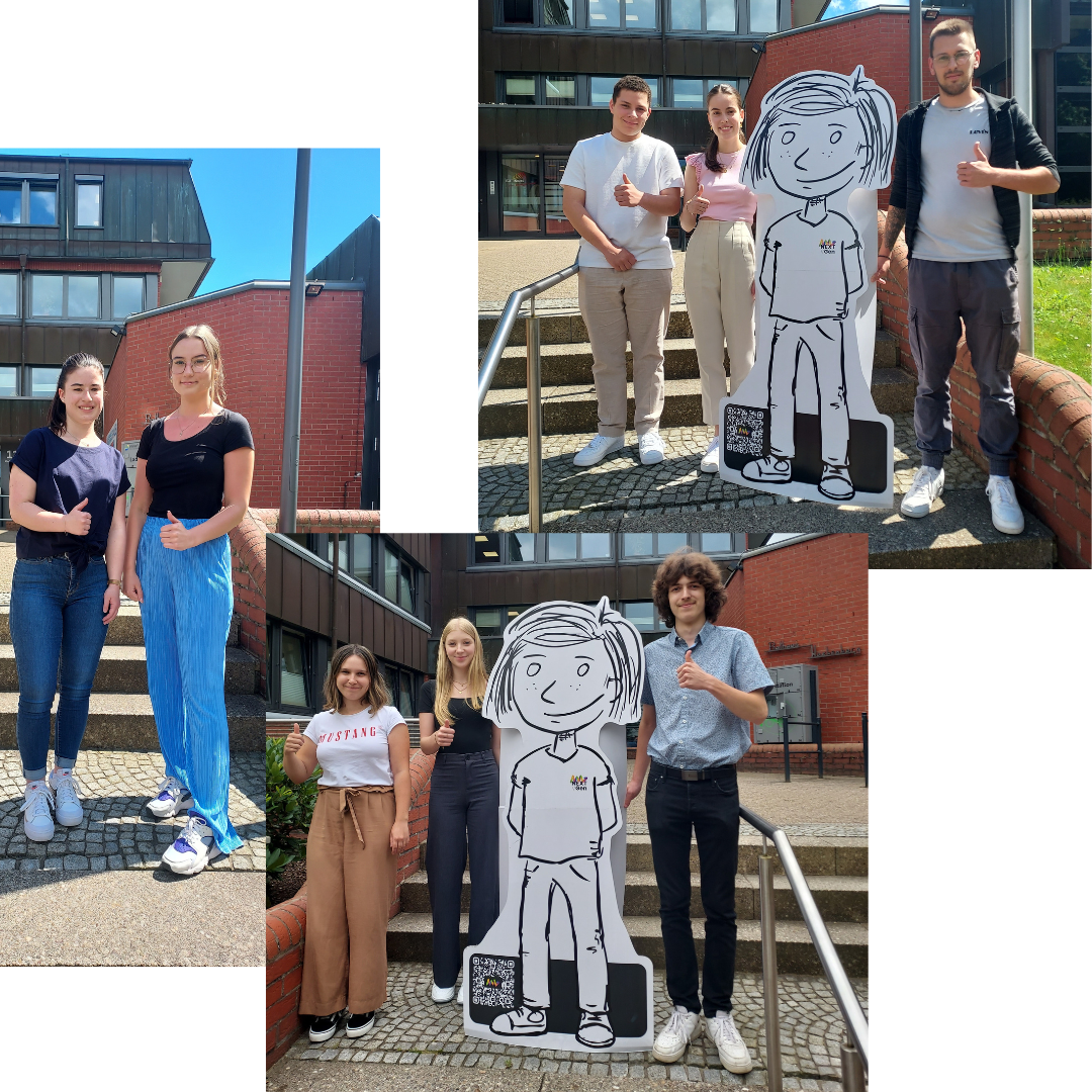 Bilder der Anwärter, Azubis und Prüflinge