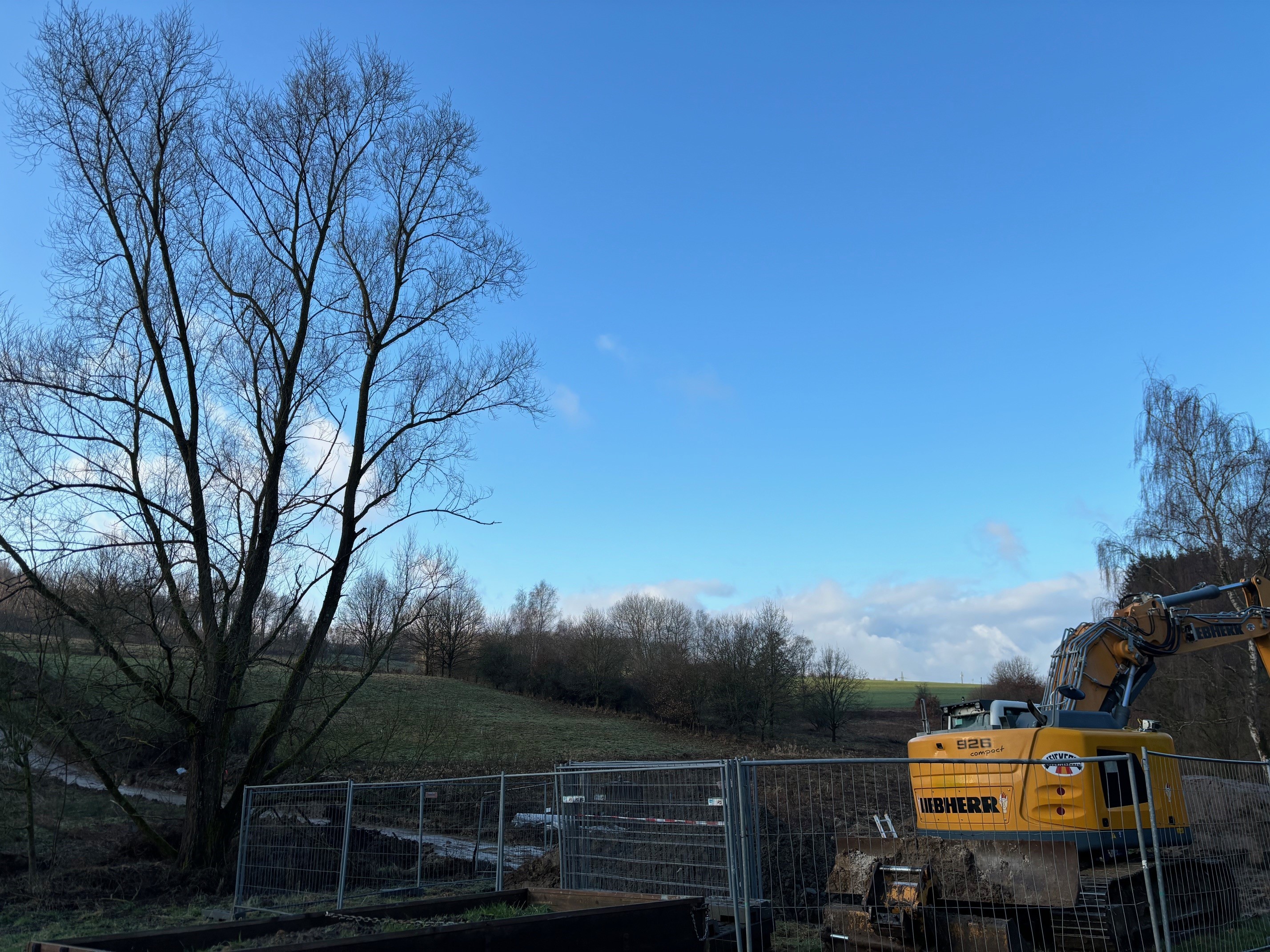 Foto Baustelle in Sörth