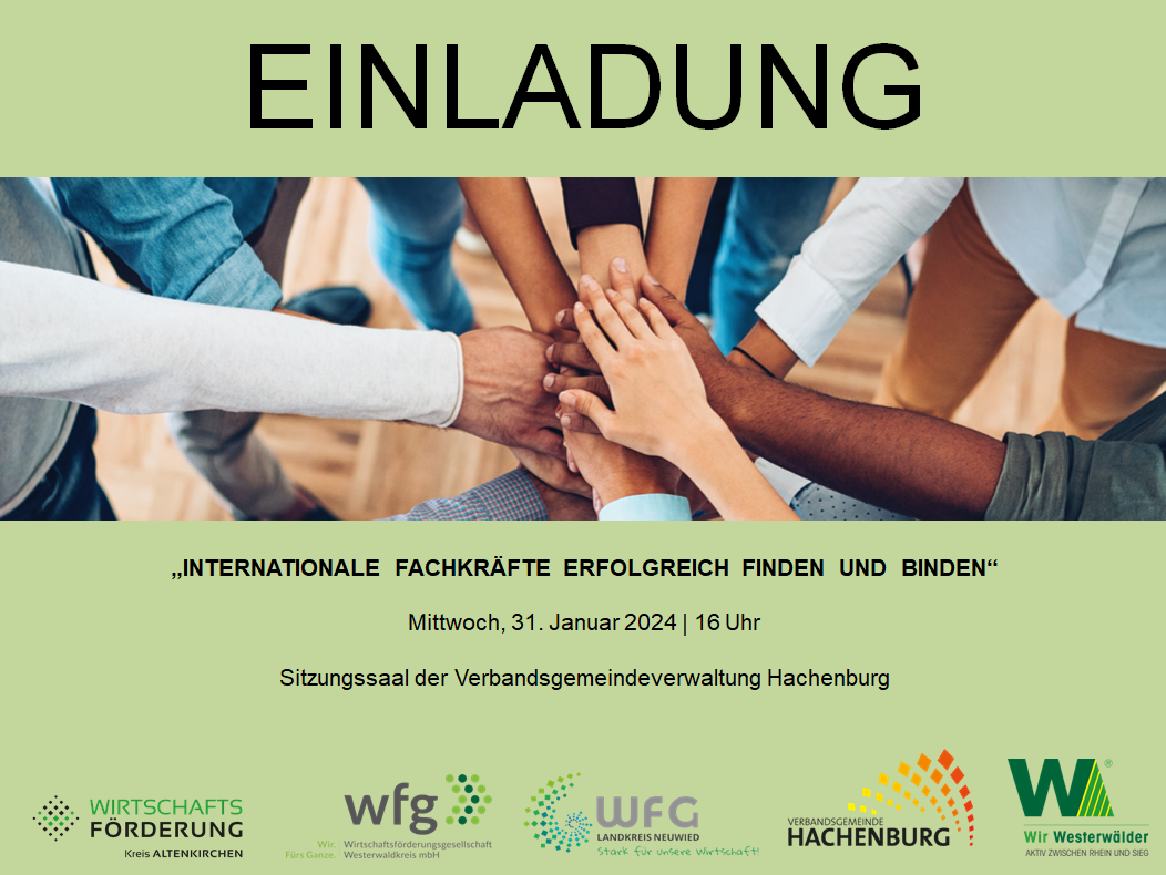 Einladung für Internationale Fachkräfte