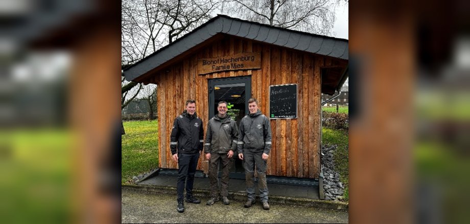 Philipp, Christoph und Tobias Mies (v.l.n.r.)