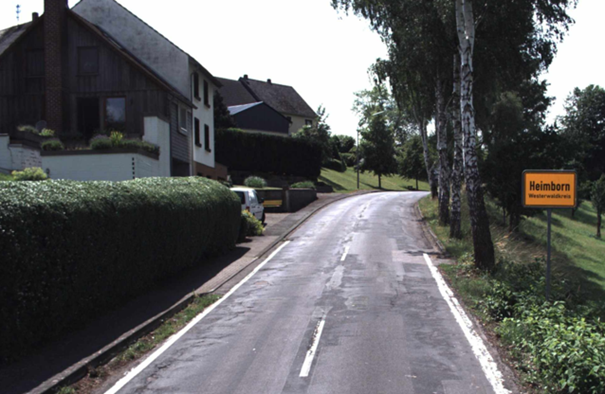 Foto einer Straße in Heimborn