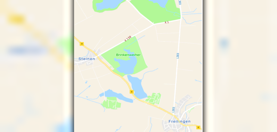 Lageplan zur Sperrung zum Löwentriathlon