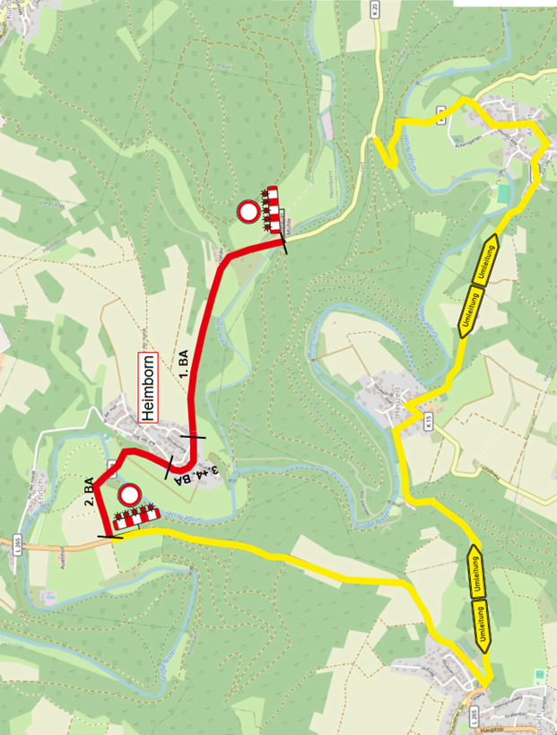 Lageplan Heimborn Kreisstraße 19
