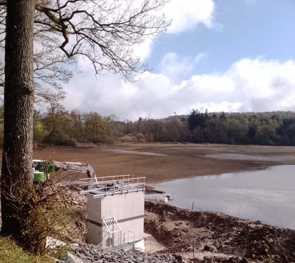 Sanierung der wasserbaulichen Anlagen am Dreifelder Weiher 