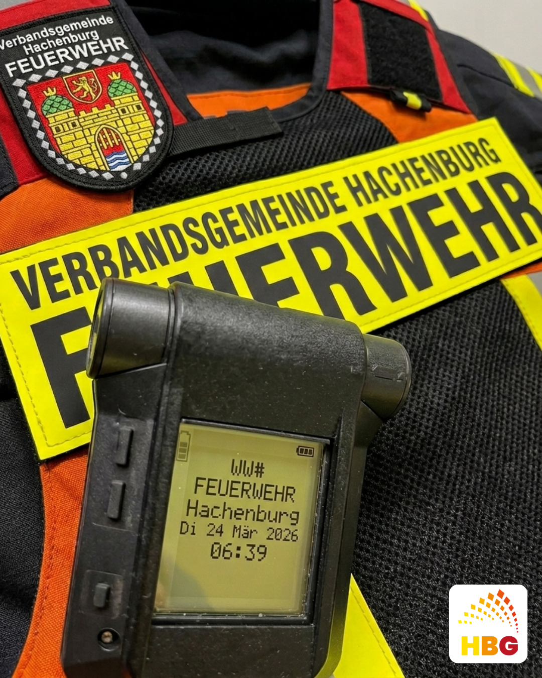 Foto eines Funkmeldeempfängers