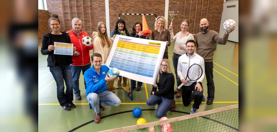 Gruppenbild der Betreuer der teilnehmenden Organisatoren für den Ferienspaß 2026