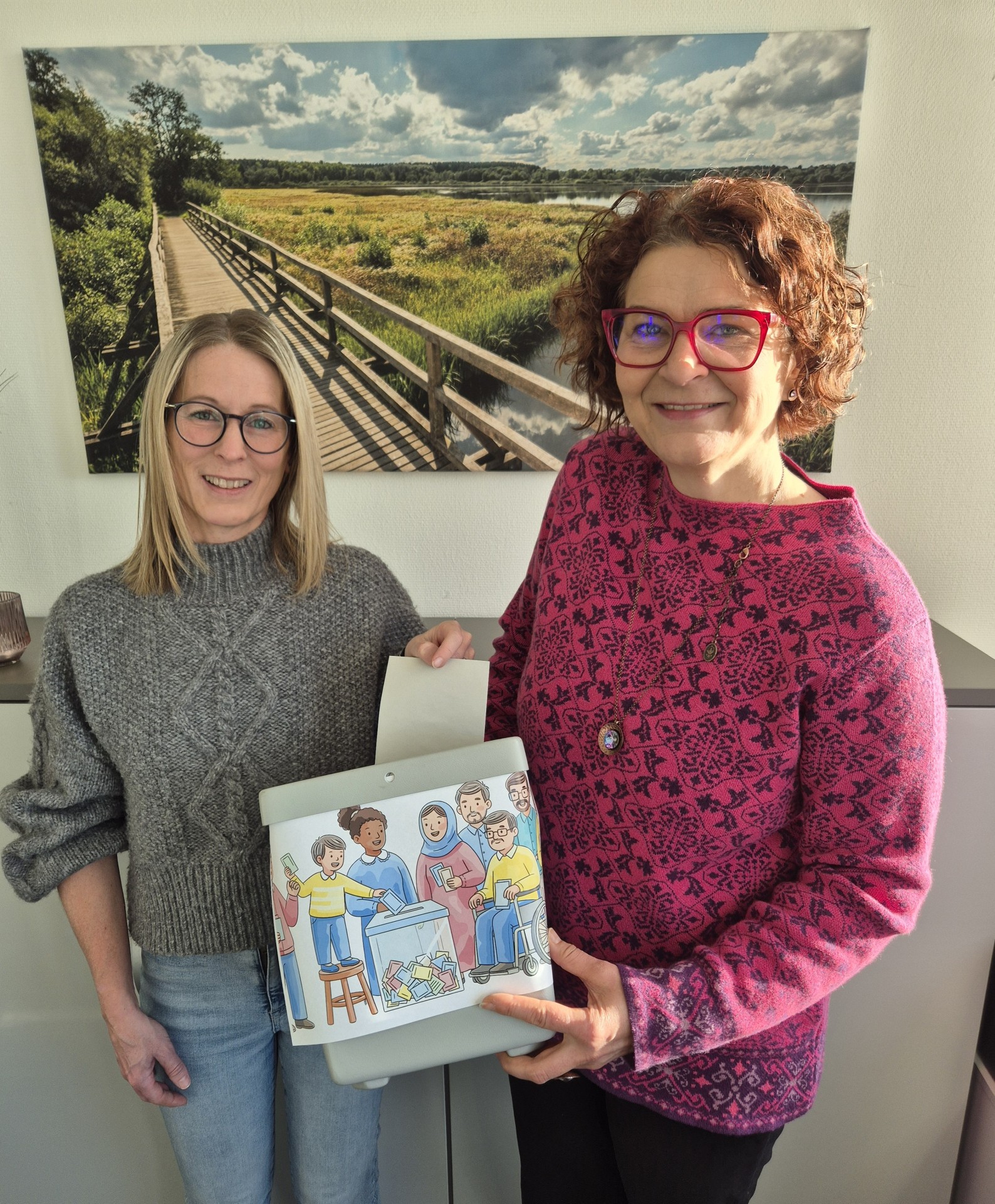 Kirsten Klöckner und Bürgermeisterin Gabriele Greis