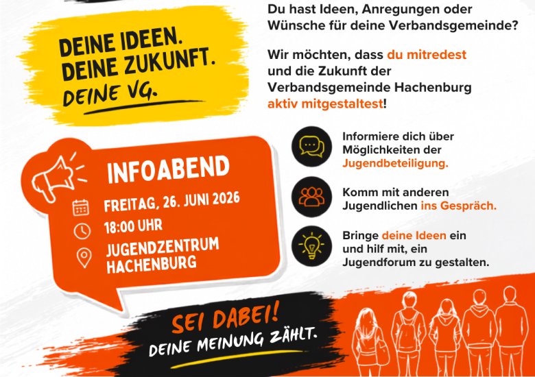 Plakat Jugendforum VG Hachenburg