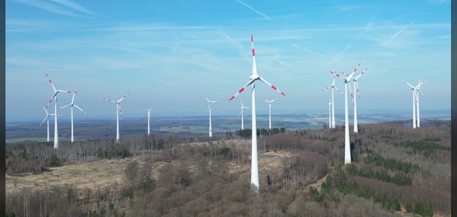 Windkraftanlagen auf dem Hartenfelser Kopf