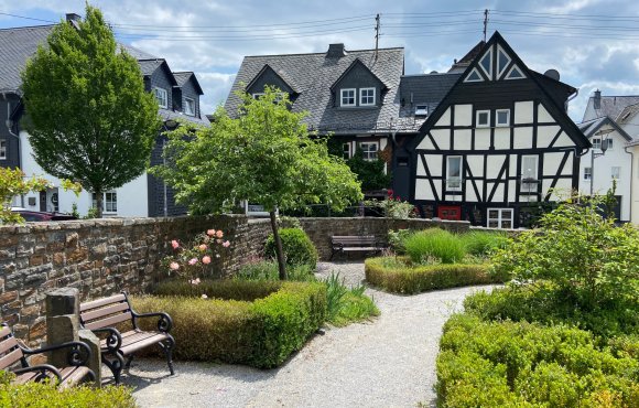 Der Lesegarten in der Stadt Hachenburg