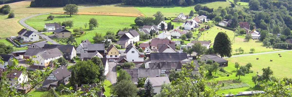 Luftbild der Ortsgemeinde Stein-Wingert