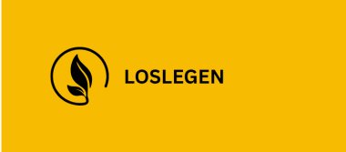 Gelber Button Loslegen