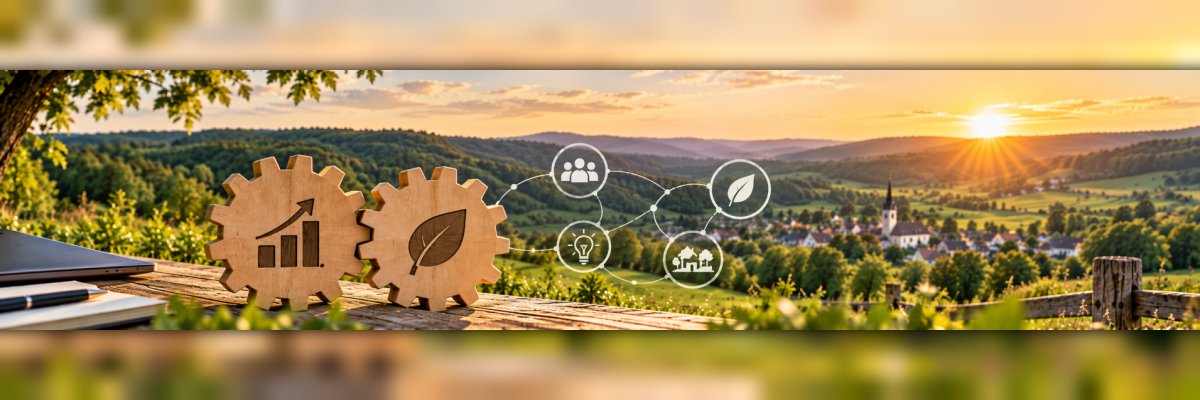 Hachenburger Westerwald - Wald und Weidefläche aus Luftaufnahme