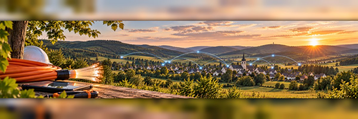 Bäume und Berge und Himmel