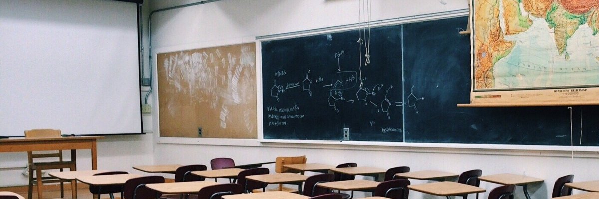 Bild von einer Schultafel