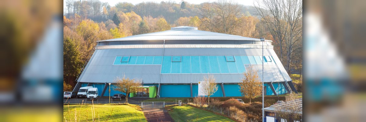 Foto der Rundsporthalle Hachenburg